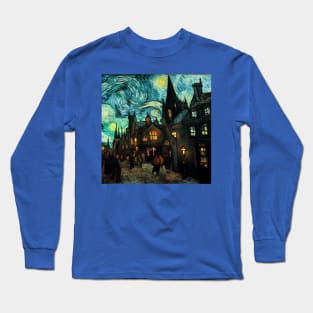 Starry Night in Diagon Alley Long Sleeve T-Shirt